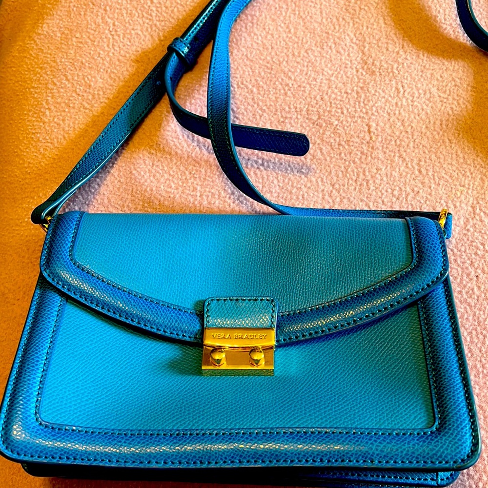 Vera Bradley bright blue bag.